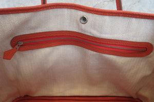 HERMES／エルメス ガーデンパーティPM ネゴンダ カプシーヌ □Q刻印 トートバッグ 700080050