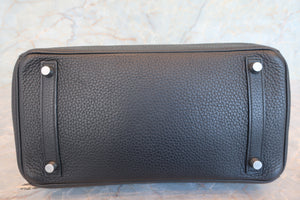 HERMES／エルメス バーキン30 トリヨンクレマンス ブラック □K刻印 ハンドバッグ 700070288