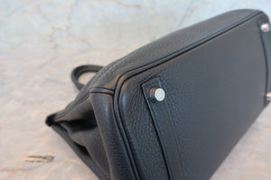 HERMES／エルメス バーキン30 トリヨンクレマンス ブラック □K刻印 ハンドバッグ 700070288