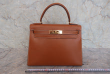 画像をギャラリービューアに読み込む, HERMES／エルメス ケリー28 クシュベル ゴールド 〇S刻印 ショルダーバッグ 800020057・29090107
