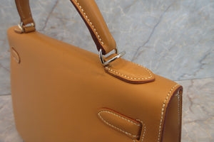 HERMES／エルメス ケリー32 ボックスカーフ ナチュラルサブレ □E刻印 ショルダーバッグ 700070291
