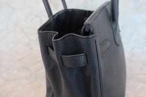 HERMES／エルメス バーキン30 トリヨンクレマンス ブラック □K刻印 ハンドバッグ 700070288