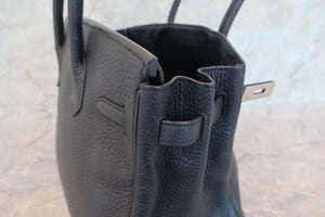 HERMES／エルメス バーキン30 トリヨンクレマンス ブラック □K刻印 ハンドバッグ 700070288