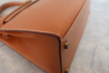 画像をギャラリービューアに読み込む, HERMES／エルメス ケリー28 クシュベル ゴールド 〇S刻印 ショルダーバッグ 800020057・29090107
