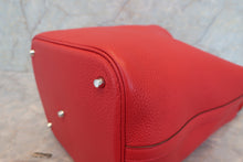 Load image into Gallery viewer, HERMES PICOTIN LOCK GM Clemence leather Rouge casaque □Q Engraving Hand bag 700100083
