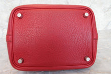 Load image into Gallery viewer, HERMES PICOTIN LOCK PM Clemence leather Rouge garance Hand bag 600120008
