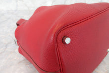 Load image into Gallery viewer, HERMES PICOTIN LOCK PM Clemence leather Rouge garance Hand bag 600120008
