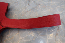 Load image into Gallery viewer, HERMES PICOTIN LOCK GM Clemence leather Rouge casaque □Q Engraving Hand bag 700100083
