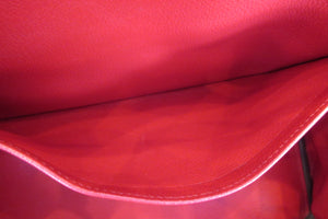 HERMES BIRKIN 35 Clemence leather Rouge casaque □P Engraving Hand bag 700070083