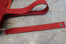 Load image into Gallery viewer, HERMES PICOTIN LOCK GM Clemence leather Rouge casaque □Q Engraving Hand bag 700100083
