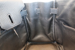 HERMES／エルメス バーキン30 トリヨンクレマンス ブラック □K刻印 ハンドバッグ 700070288