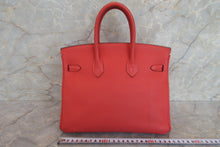 Load image into Gallery viewer, HERMES BIRKIN 25 Togo leather Bougainvillier Hand bag 700050035
