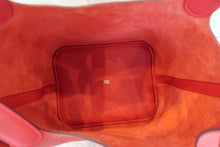 Load image into Gallery viewer, HERMES PICOTIN LOCK GM Clemence leather Rouge casaque □Q Engraving Hand bag 700100083
