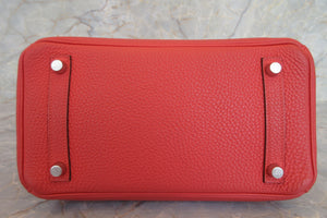 HERMES／エルメス バーキン25 トゴ ブーゲンビリア ハンドバッグ 700050035