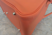 将图片加载到图库查看器，HERMES LINDY 34 Evercolor leather Crevette □R刻印 Shoulder bag 700020192
