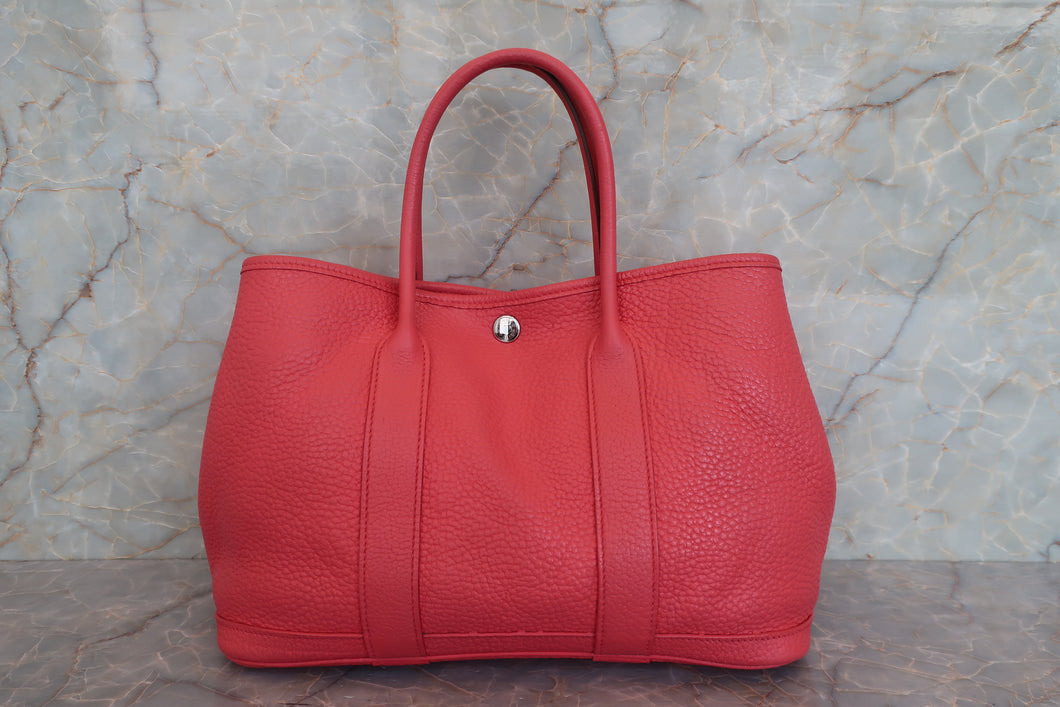 HERMES／エルメス ガーデンパーティＴＰＭ ネゴンダ ブーゲンビリア □O刻印 トートバッグ 700030210