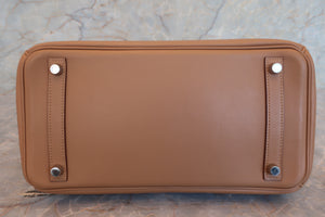 HERMES／エルメス バーキン30 ヴォースイフト タバックキャメル □L刻印 ハンドバッグ 700070287
