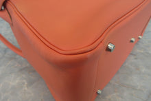 将图片加载到图库查看器，HERMES LINDY 34 Evercolor leather Crevette □R刻印 Shoulder bag 700020192
