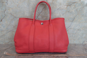 HERMES／エルメス ガーデンパーティＴＰＭ ネゴンダ ブーゲンビリア □O刻印 トートバッグ 700030210