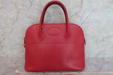 将图片加载到图库查看器，HERMES BOLIDE 35 Fjord leather Rouge vif 〇X刻印 Shoulder bag 600080030
