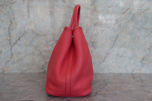 HERMES／エルメス ガーデンパーティＴＰＭ ネゴンダ ブーゲンビリア □O刻印 トートバッグ 700030210