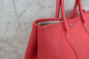 HERMES／エルメス ガーデンパーティＴＰＭ ネゴンダ ブーゲンビリア □O刻印 トートバッグ 700030210