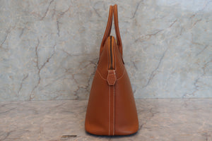 HERMES BOLIDE 35 Graine Couchevel leather Gold 〇U Engraving Hand bag 700060204