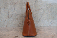 Load image into Gallery viewer, HERMES BOLIDE 35 Graine Couchevel leather Gold 〇U Engraving Hand bag 700060204
