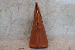 HERMES BOLIDE 35 Graine Couchevel leather Gold 〇U Engraving Hand bag 700060204
