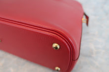 Load image into Gallery viewer, HERMES BOLIDE 35 Fjord leather Rouge vif 〇X Engraving Shoulder bag 600080030
