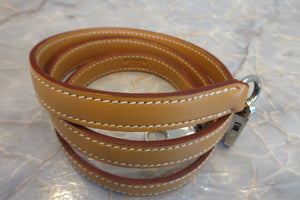 HERMES／エルメス ケリー32 ボックスカーフ ナチュラルサブレ □E刻印 ショルダーバッグ 700070291