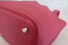 Load image into Gallery viewer, HERMES PICOTIN LOCK MM Clemence leather Ruby □N Engraving Hand bag 700050139
