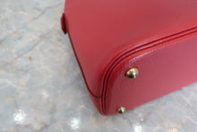 将图片加载到图库查看器，HERMES BOLIDE 35 Fjord leather Rouge vif 〇X刻印 Shoulder bag 600080030
