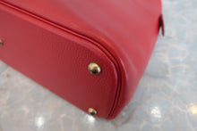 Load image into Gallery viewer, HERMES BOLIDE 35 Fjord leather Rouge vif 〇X Engraving Shoulder bag 600080030
