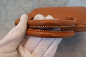 HERMES BOLIDE 35 Graine Couchevel leather Gold 〇U Engraving Hand bag 700060204