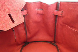 HERMES／エルメス バーキン25 トゴ ブーゲンビリア ハンドバッグ 700050035