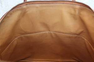 HERMES BOLIDE 35 Graine Couchevel leather Gold 〇U Engraving Hand bag 700060204