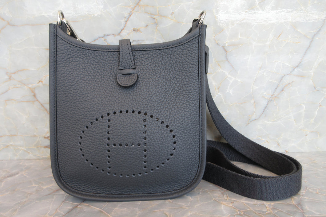 HERMES／エルメス エブリンTPM トリヨンクレマンス グリミスティ W刻印 ショルダーバッグ 700070104