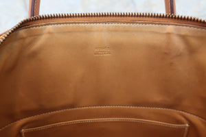 HERMES BOLIDE 35 Graine Couchevel leather Gold 〇U Engraving Hand bag 700060204