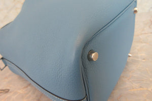 HERMES／エルメス ピコタンＰＭ トリヨンクレマンス ブルージーン □H刻印 ハンドバッグ 700030126