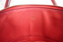 将图片加载到图库查看器，HERMES BOLIDE 35 Fjord leather Rouge vif 〇X刻印 Shoulder bag 600080030
