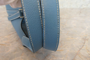 HERMES／エルメス ピコタンＰＭ トリヨンクレマンス ブルージーン □H刻印 ハンドバッグ 700030126