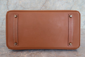 HERMES／エルメス バーキン35 クシュベル ゴールド 〇Y刻印 ハンドバッグ 700040014
