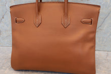 Load image into Gallery viewer, HERMES BIRKIN 35 Graine Couchevel leather Gold □A Engraving Hand bag 700040128
