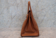 Load image into Gallery viewer, HERMES BIRKIN 35 Graine Couchevel leather Gold □A Engraving Hand bag 700040128
