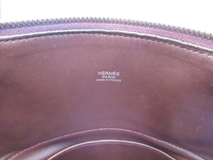 HERMES／エルメス ボリード31 トリヨンクレマンス プルーン □L刻印 ショルダーバッグ 600110226