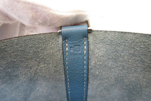 HERMES／エルメス ピコタンＰＭ トリヨンクレマンス ブルージーン □H刻印 ハンドバッグ 700030126