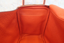 将图片加载到图库查看器，HERMES LINDY 26 Clemence leather Orange poppy U刻印 Shoulder bag 800030116
