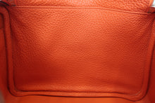 将图片加载到图库查看器，HERMES LINDY 26 Clemence leather Orange poppy U刻印 Shoulder bag 800030116
