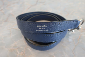 HERMES KELLY 25 Chevre myzore goatskim Blue □K刻印 Shoulder bag 600100075